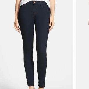 J Brand Super Skinny Jeans In Metropol Very Dark Blue Wash Size 27 Stretch Denim